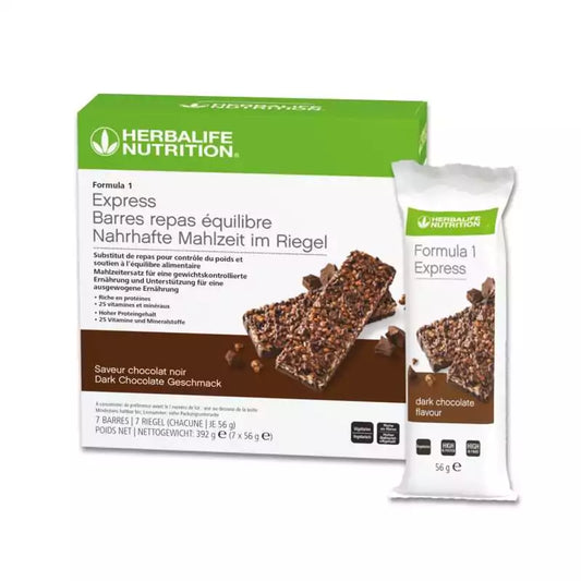 Herbalife Formula 1 Riegel Dark Chocolate 7x56g