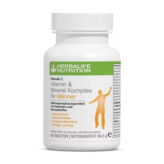 Herbalife Formula 2 Vitamin Mineral Komplex Männer 60 Tabletten