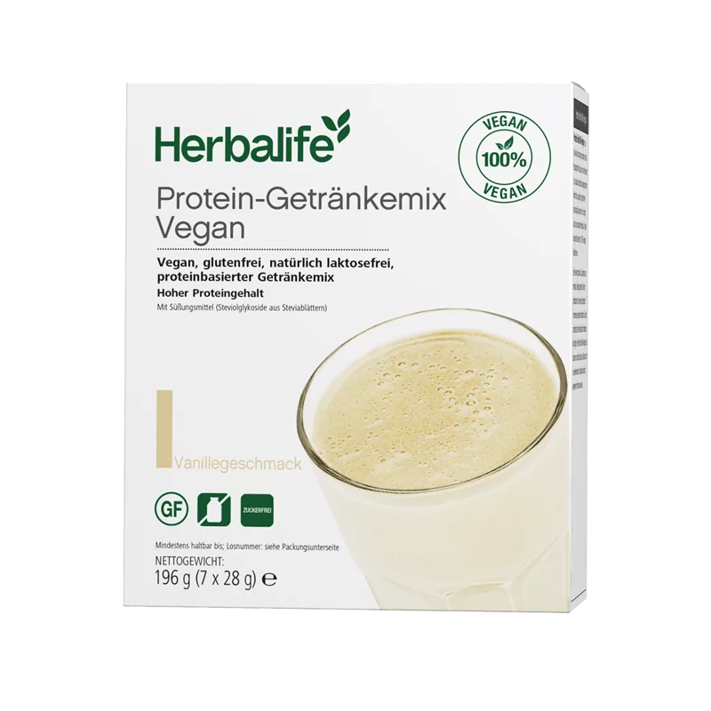 Protein-Getränkemix Vegan 7 Portionspackungen (7x28g)