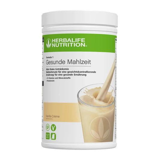 •	Vanilla Crème 550g → „Herbalife Formula 1 Shake Vanilla Crème 550g – Protein Mahlzeitenersatz