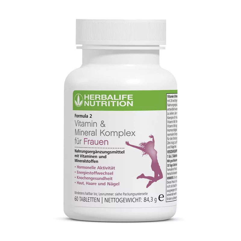 Herbalife Formula 2 Vitamin Mineral Komplex Frauen 60 Tabletten