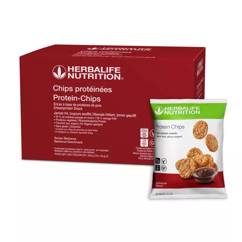 Herbalife Protein-Chips Barbecue 10x30g – Gesunde Snacks