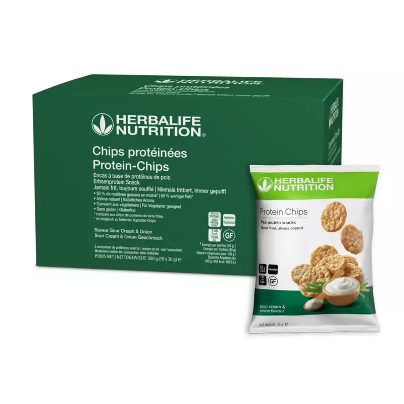 Herbalife Protein-Chips Sour Cream Onion 10x30g