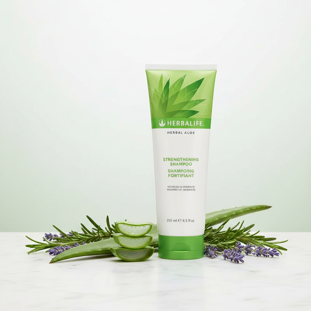 Herbal Aloe Shampoo Lifestyle